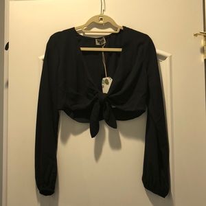 Show Me Your MuMu Nat-Tie-Lie Tie Top